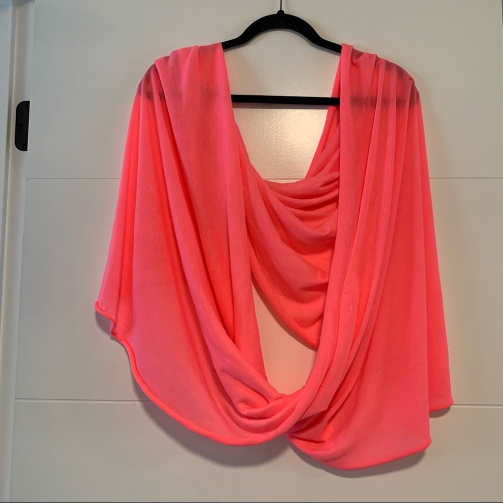 Bright Pink Infinity Scarf/Shawl